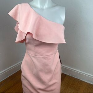Maggy London Dress one shoulder